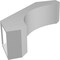 Ekena Millwork 5 1/2-in. W x 18-in. D x 18-in. H Legacy Architectural Grade PVC Knee Brace BRCP055X18X18LEC - alternate 3
